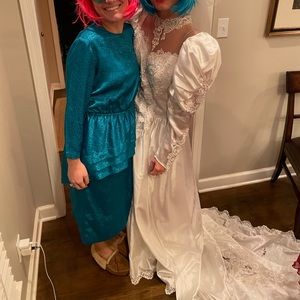 Fun vintage wedding dress